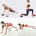 thumbnail image 2 of Discos deslizantes Discos deslizantes para ejercicio Disco de fitness abdominal Disco deslizante central para entrenamiento en casa Entrenamientos abdominales Entrenamiento de cuerpo completo Equipo d JFHHH pequeña, 2 of 3