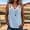 Blue, variant on QUNYINEY Summer Tank Tops for Women Trendy Cotton Linen Colorblock Tops Lace V Neck Loose Fit Casual Sleeveless Tee Shirts Womens