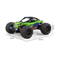 thumbnail image 4 of Juguete De Camiones Todoterreno 1/16 Scale Electric RC Racing Buggy 80m RC Distancia para Principiantes (Verde), 4 of 9