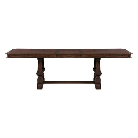 Liberty Furniture Provence Park Trestle Table Set - Brown