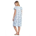 thumbnail image 3 of Casual Nights Women's Flowery Short Sleeve Nightgown, 3 of 5