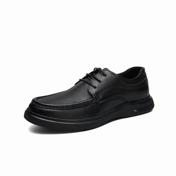 Zapatos de hombre primavera otoño transpirables para hombre zapatos Oxford vestido de hombre cuero casual moda negocios cordones zapatos sólidos