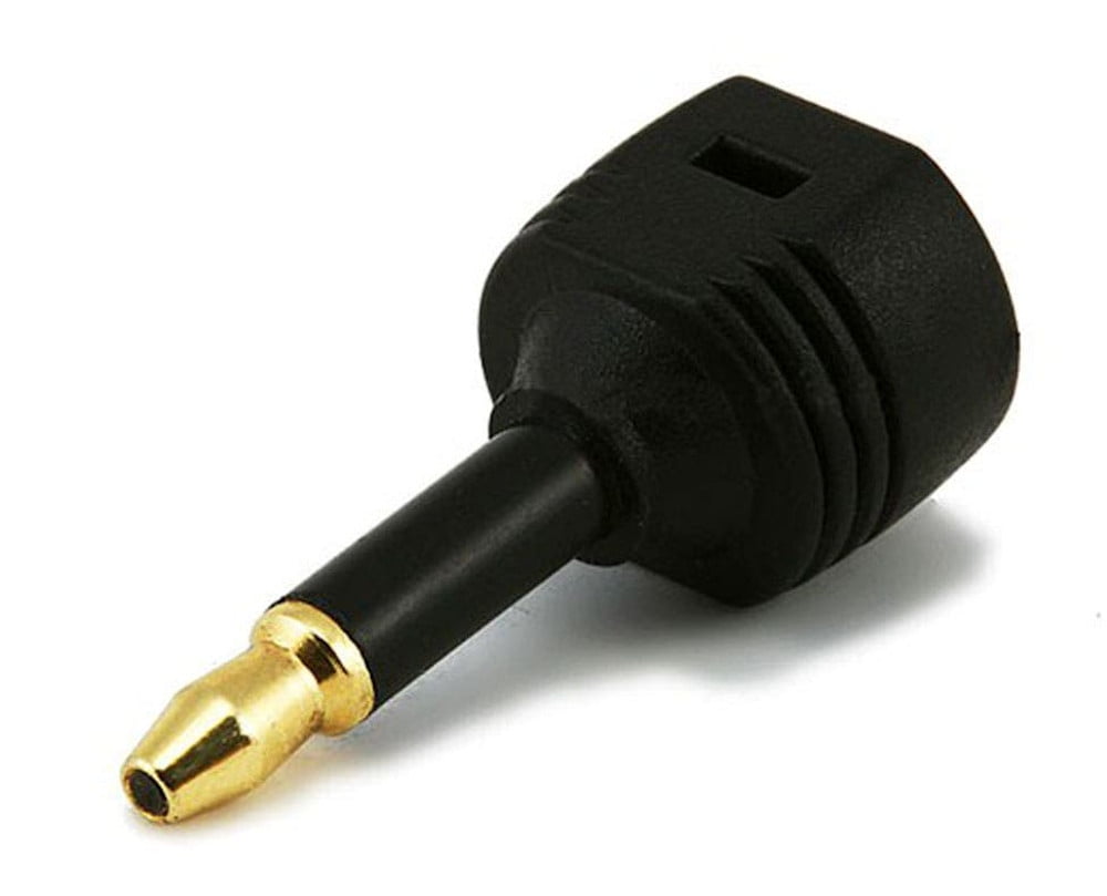 TNP Premium Mini Toslink to Toslink Digital Optical Audio Cable (3 Feet) -  Standard Toslink to Mini Toslink Male Plug Connector Adapter Converter Jack