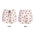 thumbnail image 5 of Lsque Lips Kiss Printed Women's Running Shorts with Liner Pockets,Elastic Quick Dry Workout Athletic Gym Yoga Shorts,Womens High Waist Shorts-Small, 5 of 9