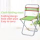 thumbnail image 2 of Pesca Taburete Plegable De Acero Inoxidable Para Exteriores Con Respaldo Para Picnic Viajes Camping Sweethay OD006873-00, 2 of 5