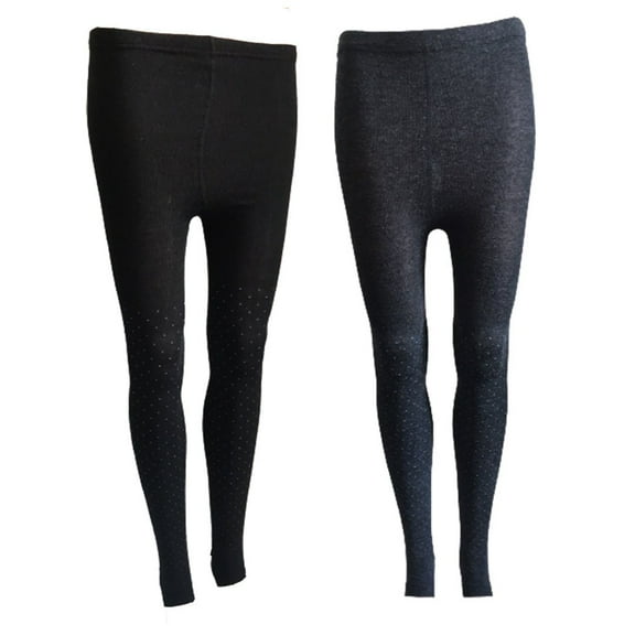 Lian LifeStyle Ultra Comfy Spandex Leggings for Women 2 Pair's Teen & Juniors leggings Workout Tights, Yoga Pants, Running Leggings, Color Black,DarkGrey