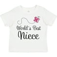 thumbnail image 3 of Inktastic Worlds Best Niece Girls Toddler T-Shirt, 3 of 5