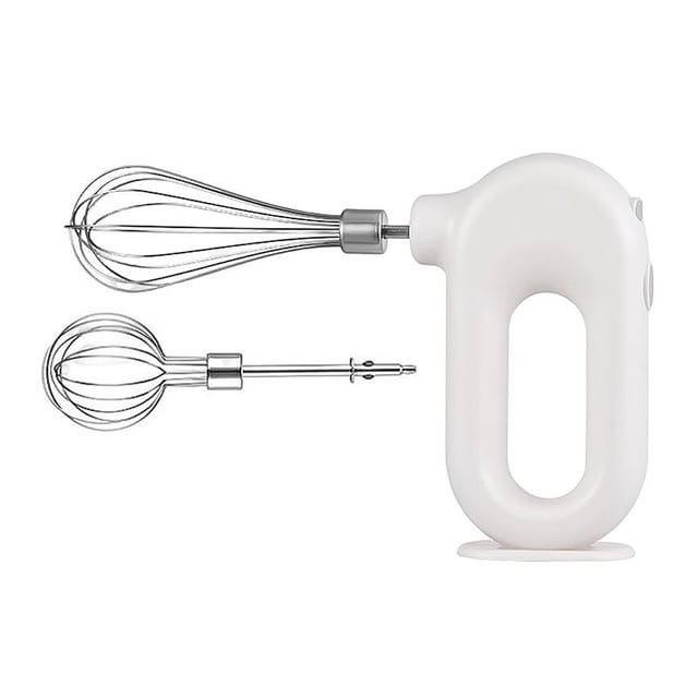 Injueey Batidor de huevos Mezclador eléctrico Gadget de cocina Carga rápida Accesorios para el hogar Agitador de huevos de crema batida ajustable Electrodomésticos Blanco Injueey HA082611-03B