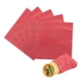thumbnail image 2 of Foil Lux Red Polka Dot Aluminum Wrap and Basket Liner - Ripple - 12" x 12" - 500 count box, 2 of 11