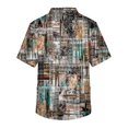 thumbnail image 3 of LINMOUA Plus Size Halloween Printed Scrub Working Uniform Tops For Men's Cross V-Neck Short Sleeve Fun T-Shirts Workwear Tee With Pockets, 3 of 3