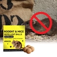 thumbnail image 2 of Rodent and Mice Repellent Balls for Indoor and Outdoor Use Natural Formula for Home Garage and Camping 4 Pieces Long Lasting Protection, 2 of 8