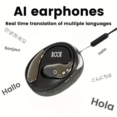 The New AI Translation Headphones for 2026 Offer Real-Time Support for Various Languages, Enabling Smooth Conversations. They Come with a Type-C Charging Port