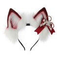 thumbnail image 1 of Girls Anime Hairhoop Plush Beast Ears Rechargeable Hair Bands Cos-play Costume Party Headdress Women Comic Show Headwear, 1 of 4