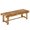 Carbonized, variant on Outsunny 43.25" Outdoor Wood Garden Bench Double Seat Natural
