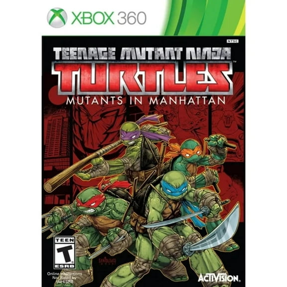 Restored Teenage Mutant Ninja Turtles: Mutants In Manhattan Xbox 360 TMNT (Refurbished)