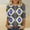 Dark Blue, variant on Womens Aztec Graphic 3/4 Sleeve Shirts Plus Size Crewneck Blouse Tops Dressy Casual Shirts Ladies Fall Fashion Clothes