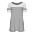 thumbnail image 5 of Birdeem T-Shirt Décontracté Mode Femme Col Rond Manches Courtes Poches Ample, 5 of 5