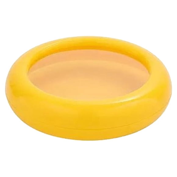 Yuarrent Hogar transparente vegetal Keeper película elástica a prueba de polvo caja de almacenamiento de mantenimiento fresco estuche Cocina y Comedor Amarillo