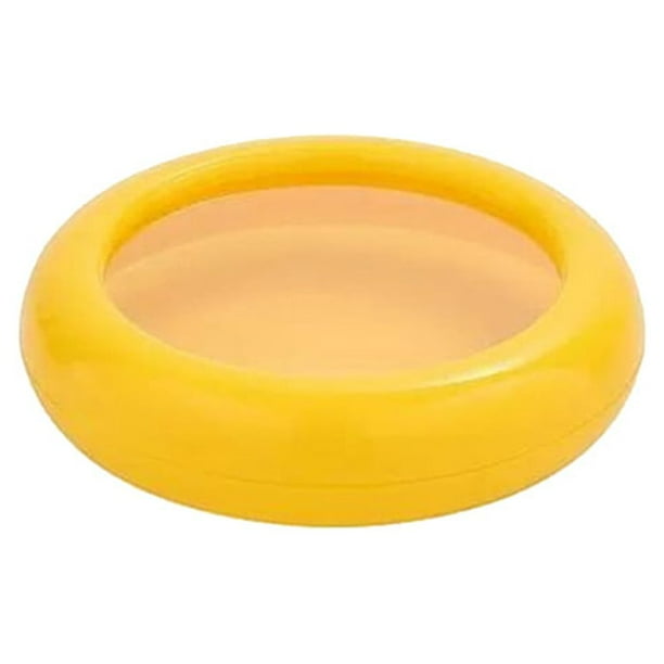 Yuarrent Hogar transparente vegetal Keeper película elástica a prueba de polvo caja de almacenamiento de mantenimiento fresco estuche Cocina y Comedor Amarillo