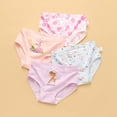 thumbnail image 2 of Yindaity Training Underwear Girls Underwear Soft Kids Briefs Cotton Comfortable Panites(Light Purple,4-6 Years), 2 of 5