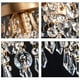 thumbnail image 4 of Lámpara de techo Chandelier Q&S en miniatura de cristal para dormitorio, color dorado, 4 of 7
