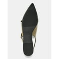 thumbnail image 6 of Time and Tru Women's Strappy Sling Back Flats, 6 of 6