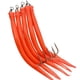 thumbnail image 1 of 5 uds. De señuelos de bacalao, cebo blando biónico con hilo de anzuelo, pesca con plumas (rojo 10/0) Likrtyny Para estrenar, 1 of 1