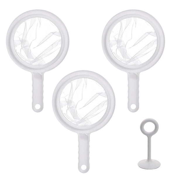 100/200/400mesh Kitchen Fine Ultra-fine Mesh Strainer Kitchen Nylon Mesh Filter Spoon