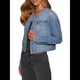thumbnail image 3 of Chaquetas de Mujer, Chaquetas Vaqueras Desgastadas, Chaqueta Vaquera Vintage con Botones y Estilo Camionero. Azul XL, 3 of 10