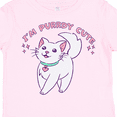 thumbnail image 4 of Inktastic I'm Purrdy Cute White Kitty Cat Boys or Girls Toddler T-Shirt, 4 of 5