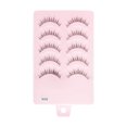 thumbnail image 1 of Unique Bargains 5 Pair Natural False Eyelashes for Makeup Black B96, 1 of 4