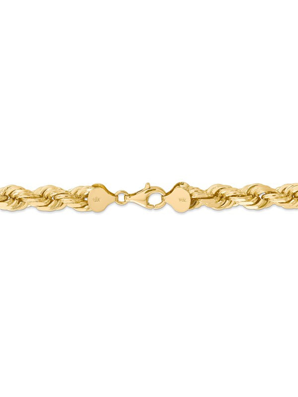 14k Yellow Gold Handmade Rope Chain Ankle Bracelet