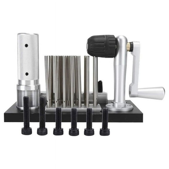 Stainless Steel Jump Ring Maker Jewelry Tool, Efficient Winding and Cutting for Processing with 20 Mandrels