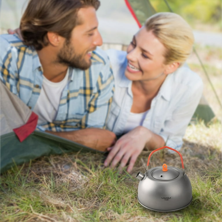 Titanium Camping Kettle Tea Pot Maker Pour Over Gooseneck Spout
