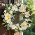 thumbnail image 2 of 2025 Artificial Summer Spring Wreath, Spring Wreath Colorful Summer Wreath Floral Wreaths, All Seasons Wreaths for Home Wedding Festival Farmhouse Indoor Outdoor Decor, 2 of 8