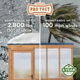 thumbnail image 4 of Backyard Discovery Willow 9' x 6' Cedar Wood and Polycarbonate Greenhouse Kit, PowerPort, 4 of 16