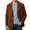 Coffee, variant on Men's Vintage Corduroy Jacket Fall Winter Warm Trench Coats Notched Lapel Two Button Business Casual Work Blazers Tuxedos