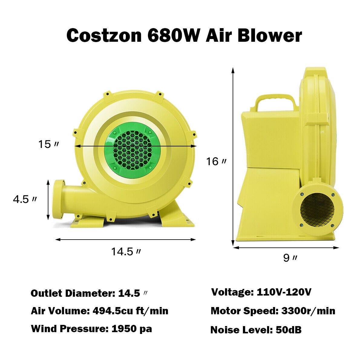 fan for inflatables