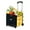 Black Yellow Large, variant on Pop & Load Collapsible Plastic Pack-N-Roll Utility Cart with handle, Black & Gray