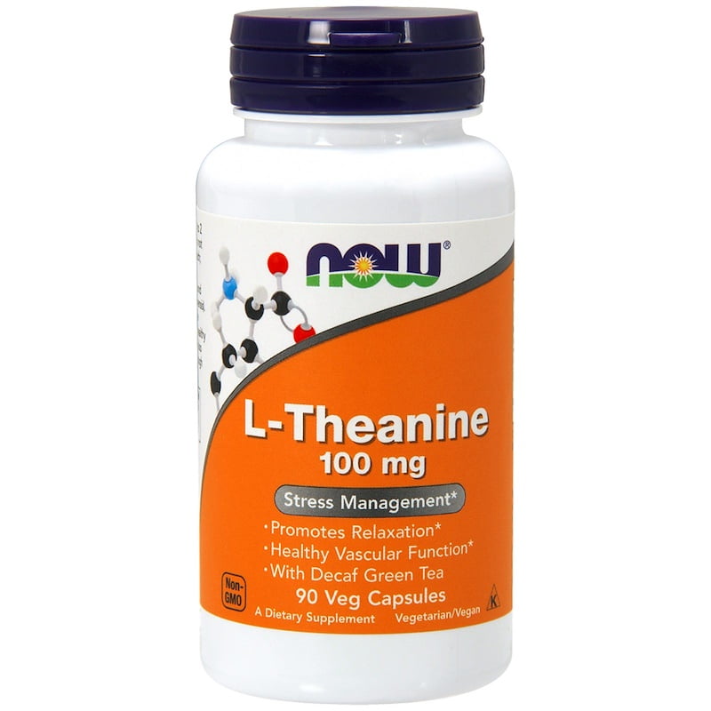 Now Foods, LTheanine, 100 mg, 90 Veg Capsules(pack of 1)