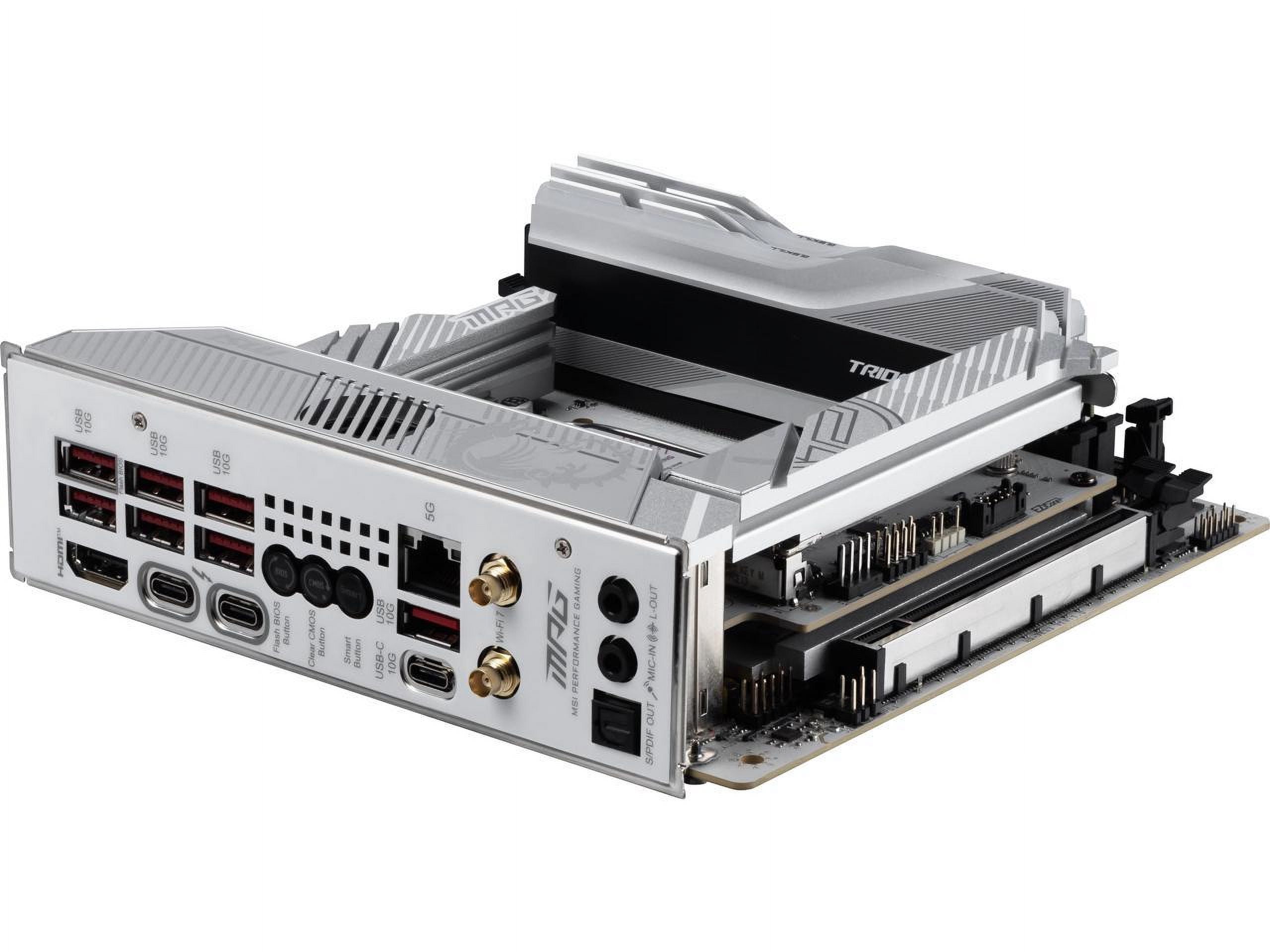 MSI MPG Z890I EDGE TI WIFI LGA 1851 Intel Z890 SATA 6Gb/s Mini ITX Motherboard