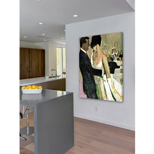 "Masquerade" Painting Print on Wrapped Canvas