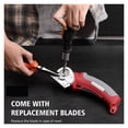 thumbnail image 4 of 2000mAh Portable Cordless Electric Round Scissors Electric Scissors Shear Cloth Cutter Fabric Cutting Machine Kit Cutting Tool, 4 of 5
