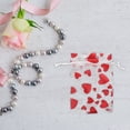 thumbnail image 5 of CIMAXIC Mariage 50 Pcs Sacs Cœur Rouges de la Saint-Valentin avec Cordon Pochettes à Bijoux pour Emballage de Cadeaux Cadeaux de Fête de Mariage Sacs à Bonbons Décoration de Festival,3.74"X2.76"X0.04 Pouces, 5 of 5