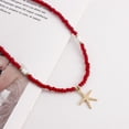 thumbnail image 4 of Cute Pendant Necklace Clavicle Chain Temperament Choker Simple Bohemian Beaded Necklace Statement Jewelry, 4 of 8