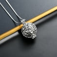 thumbnail image 5 of Personalize Family Tree Leaves Keepsake Pendant with Small Urn Necklace for Cremation Ashes Perfume Dry Flower Holder Memorial Jewelry, 5 of 6
