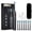 Black, variant on Mineart Toothbrush- Toothbrush With 8 Brush Heads With Travel Case- 6 Cleaning Modes- IPX7 Water Proofing-Newly Upgraded Toothbrush- Longer