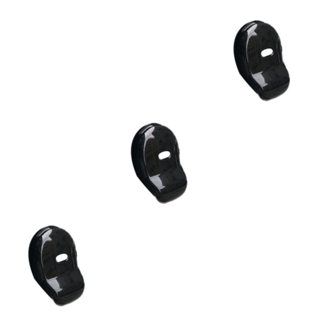 ZheElen ABS Materials Rear Door Handle Trim Exterior For Long-lasting Car Outer Tailgate Handle Covers Obsidian 3Set