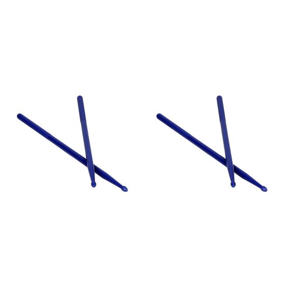 Eigraketly Baquetas de nylon Baquetas de tambor Mangos de instrumentos musicales irrompibles Accesorios de instrumentos antideslizantes para niños Adultos Azul oscuro 2piezas Eigraketly CBP265745