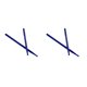 thumbnail image 1 of Soidarity Baquetas de nailon, baquetas de tambor de alta dureza, en forma de gota, antideslizantes, resistentes, accesorios para instrumentos para niños y Azul oscuro 2piezas Soidarity CBP265745, 1 of 6